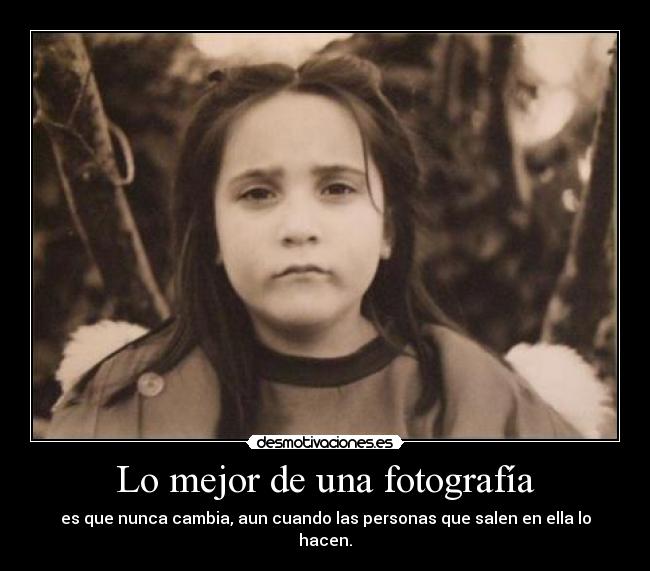 Lo mejor de una fotografía -