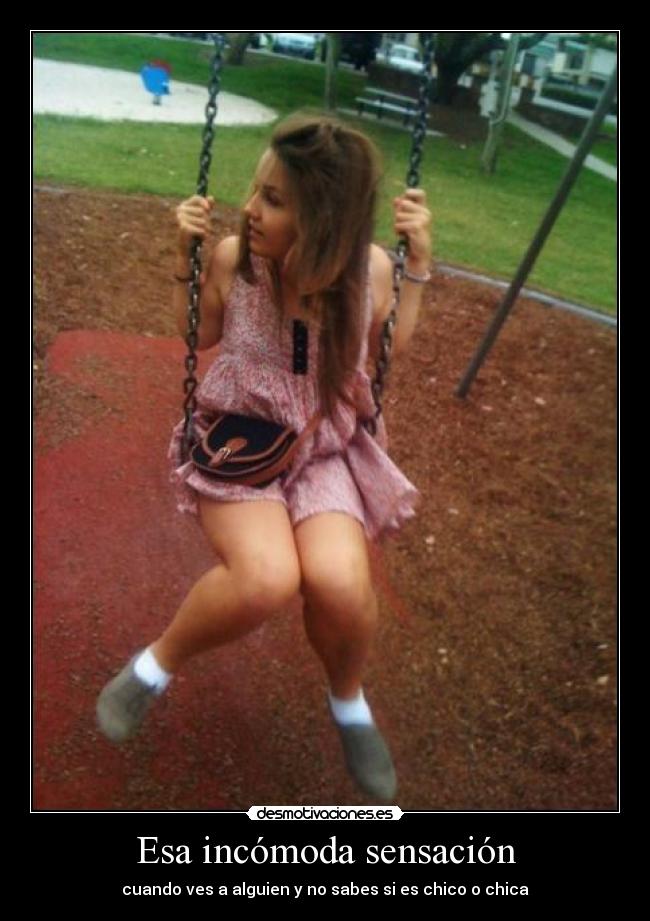 Esa incómoda sensación - cuando ves a alguien y no sabes si es chico o chica