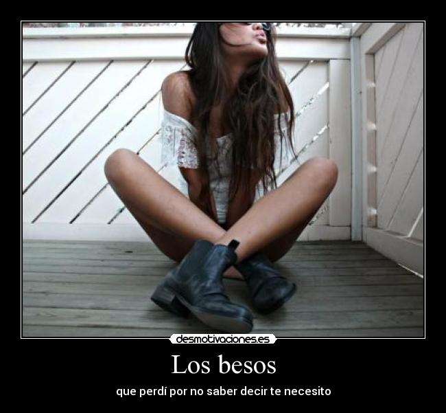 Los besos -