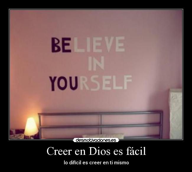 Creer en Dios es fácil - 