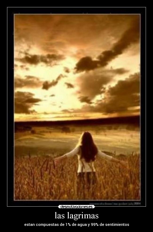 las lagrimas -