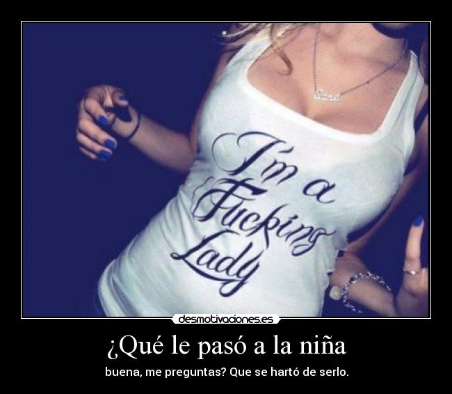 ¿Qué le pasó a la niña -