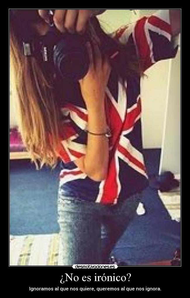 ¿No es irónico? -