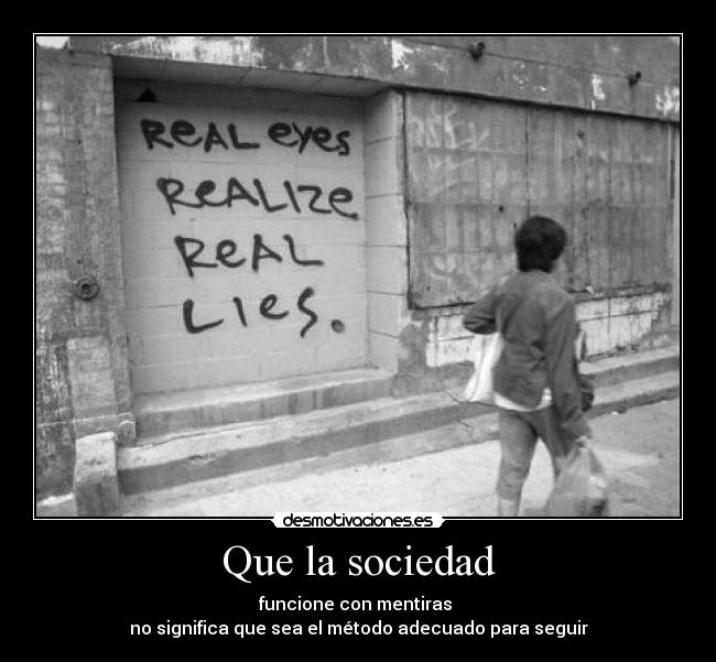 Que la sociedad - 