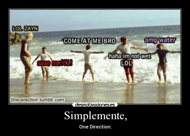 Simplemente, -