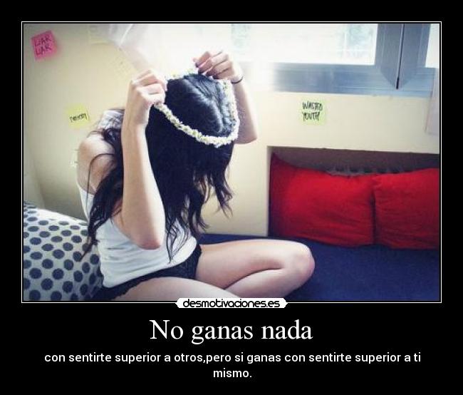 No ganas nada -
