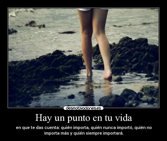 Hay un punto en tu vida -