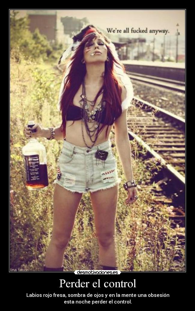 carteles perder control labios sombra noche desmotivaciones