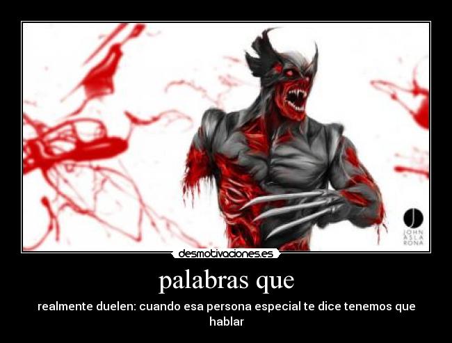 palabras que - realmente duelen: cuando esa persona especial te dice tenemos que hablar