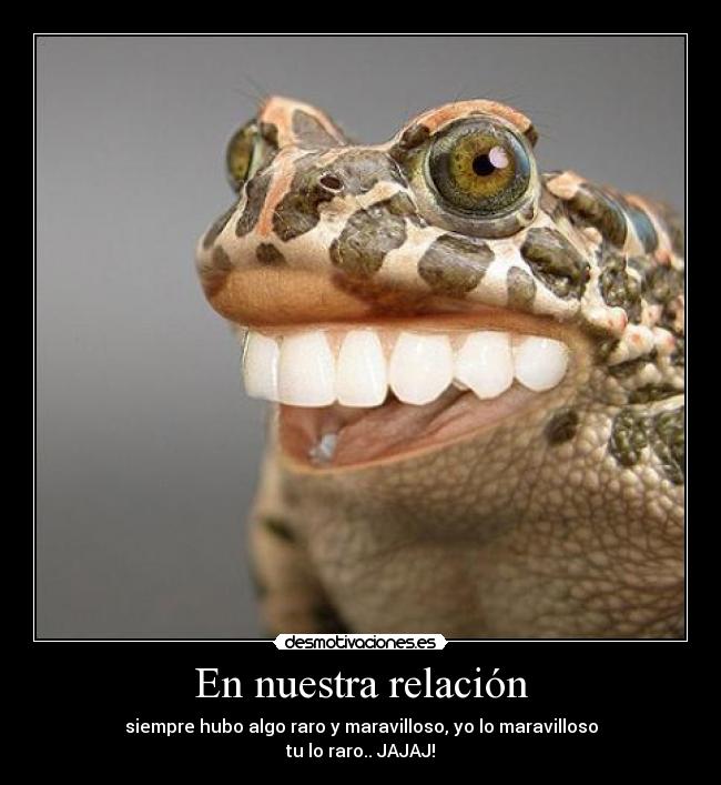 En nuestra relación -