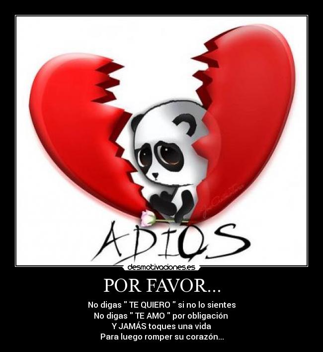 POR FAVOR... -