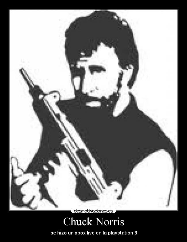 Chuck Norris - se hizo un xbox live en la playstation 3
