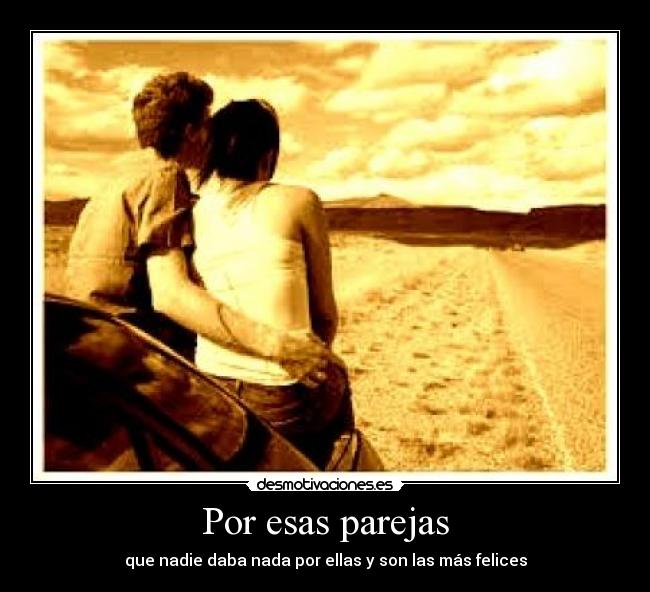 Por esas parejas -