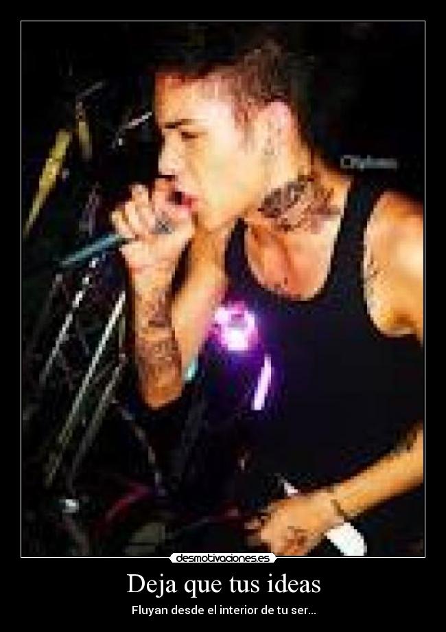 Deja que tus ideas -