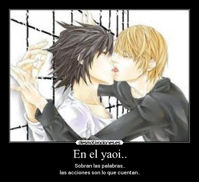 En el yaoi.. -