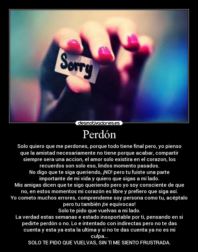 carteles perdon desmotivaciones