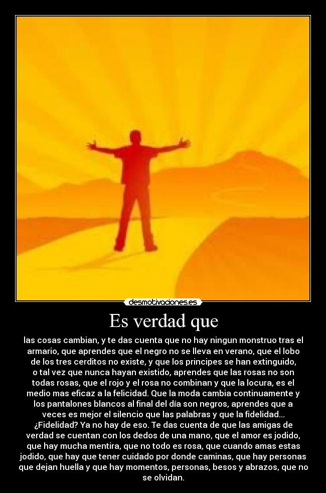 carteles porque las cosas cambian desmotivaciones