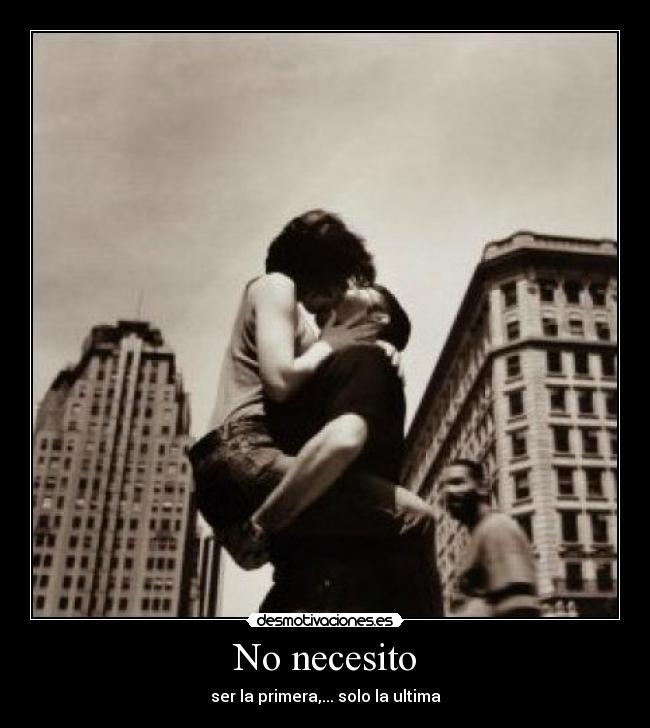No necesito -
