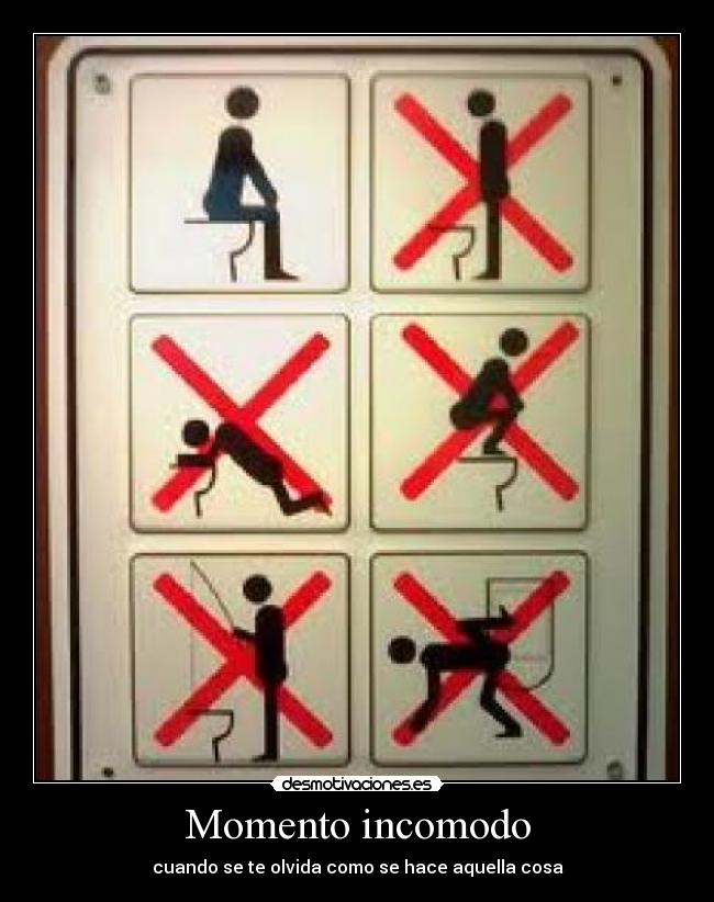carteles momentos incomodos desmotivaciones