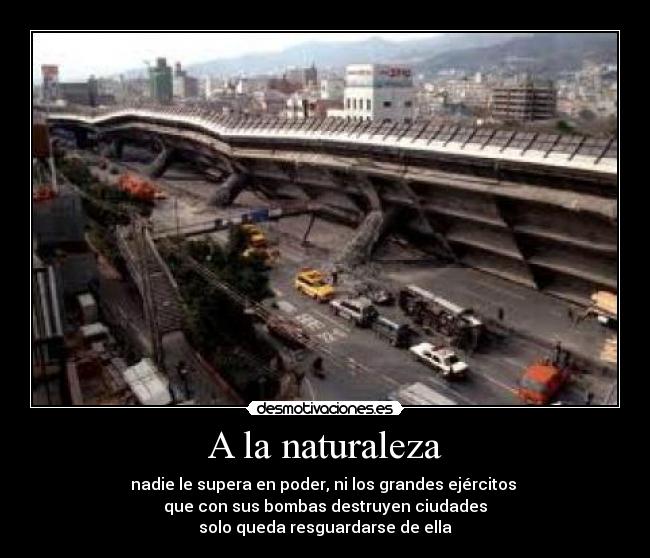 A la naturaleza -
