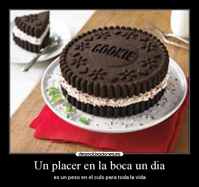 Un placer en la boca un dia - 