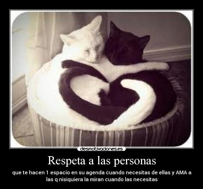 Respeta a las personas -
