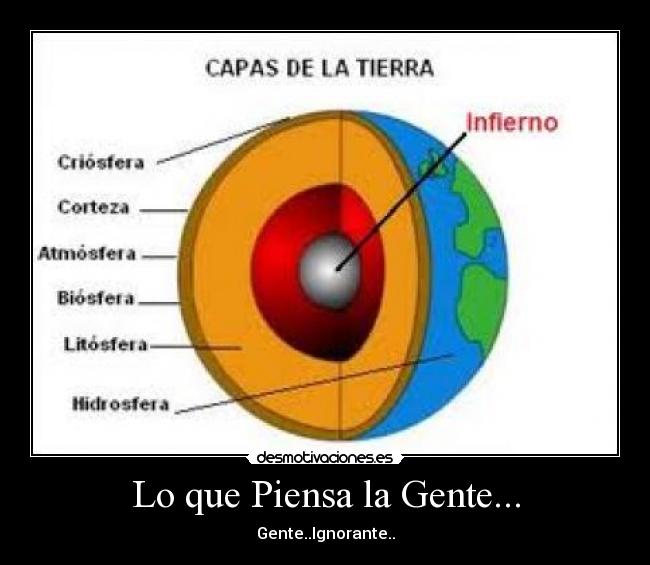 Lo que Piensa la Gente... - Gente..Ignorante..