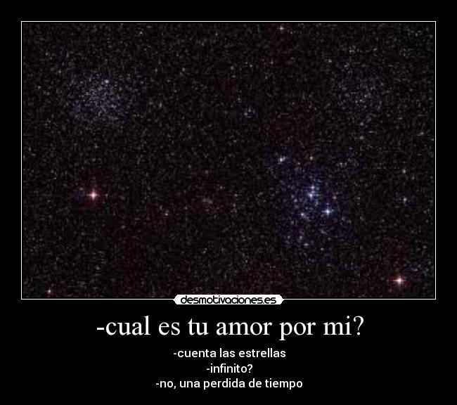 -cual es tu amor por mi? -