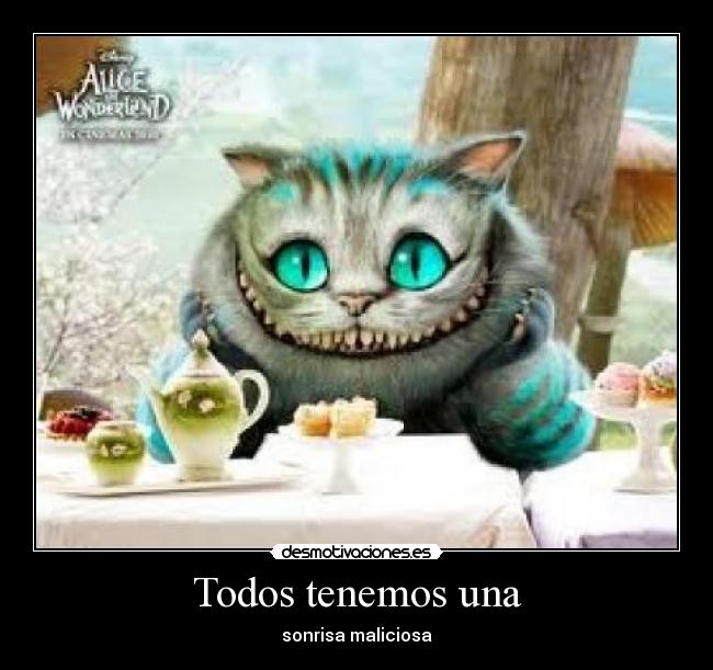 Todos tenemos una - sonrisa maliciosa