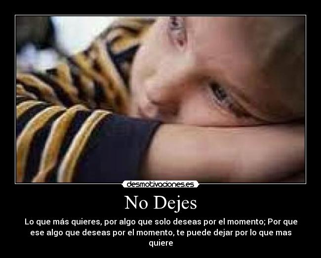 No Dejes -