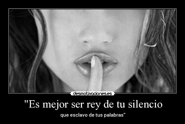 carteles silencio lovepocholate desmotivaciones