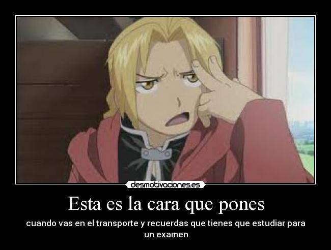 Esta es la cara que pones -