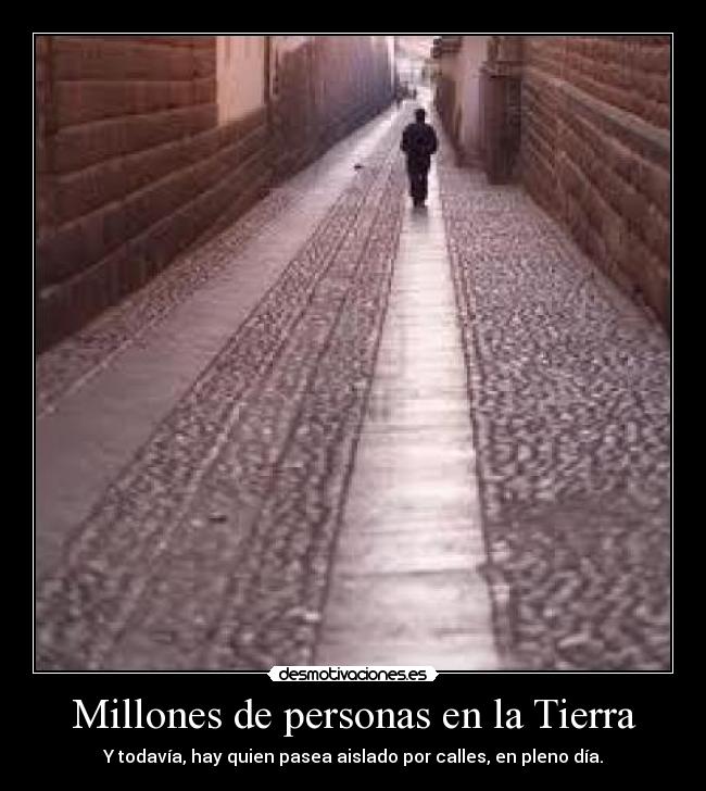 Millones de personas en la Tierra - 