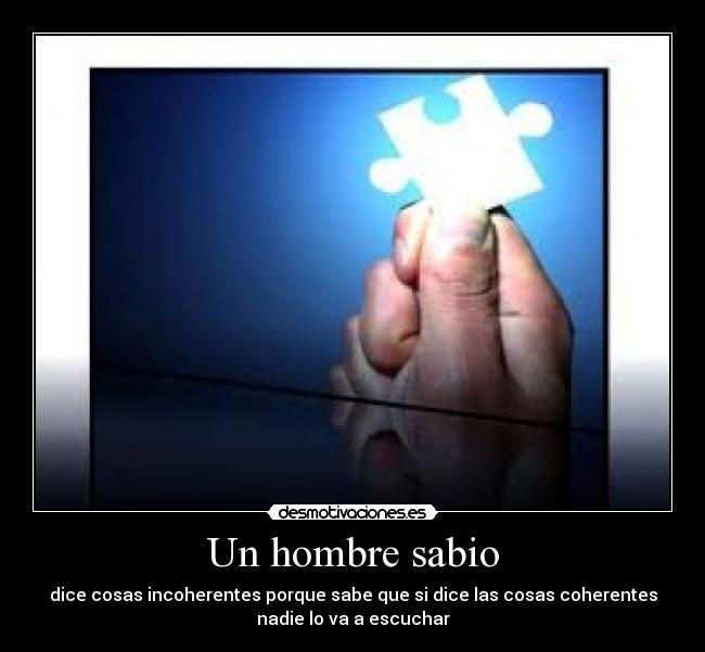 Un hombre sabio -