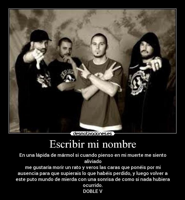 Escribir mi nombre -