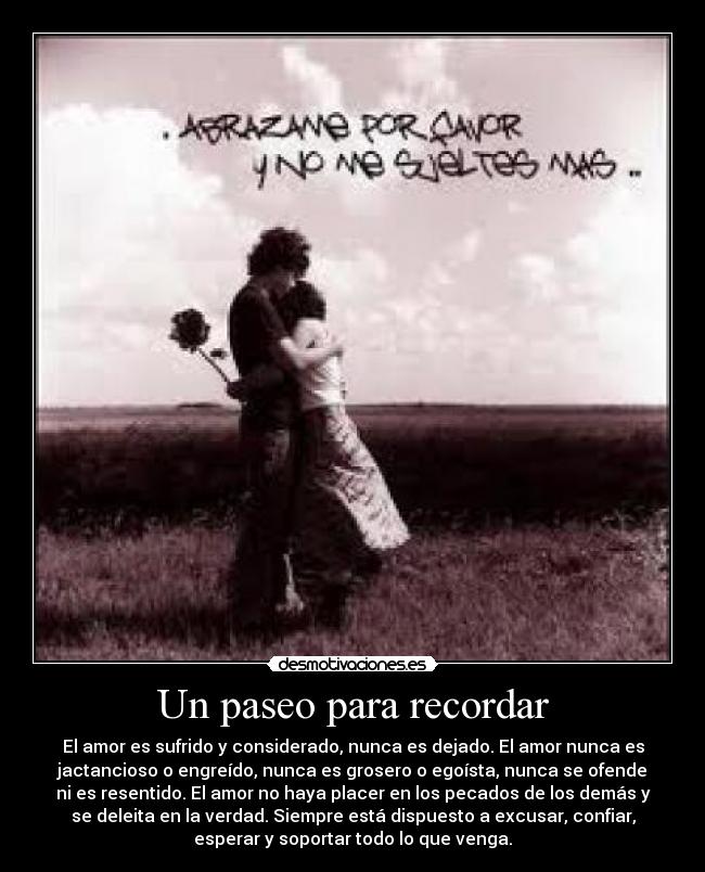 Un paseo para recordar -
