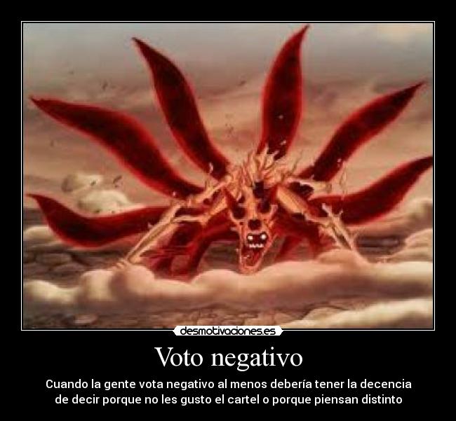 Voto negativo - 