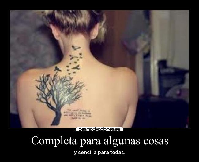 Completa para algunas cosas - 