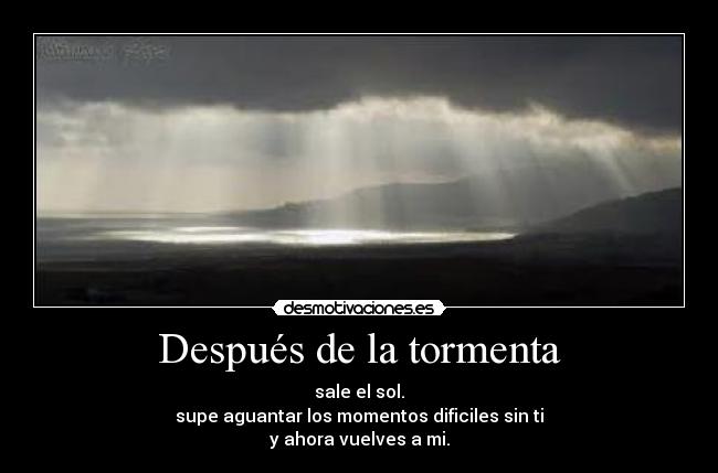 Después de la tormenta - 