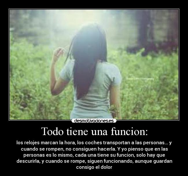 carteles todo tiene una funcion desmotivaciones