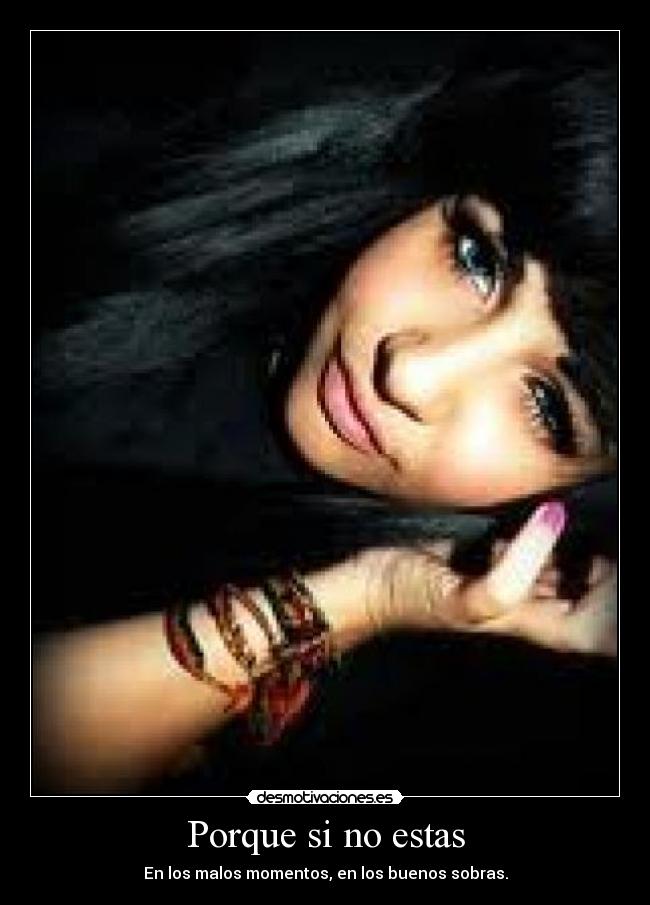 Porque si no estas - 