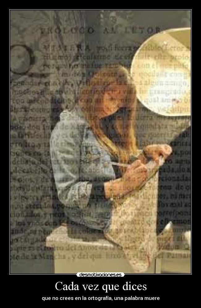 Cada vez que dices - 