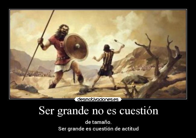 Ser grande no es cuestión - 