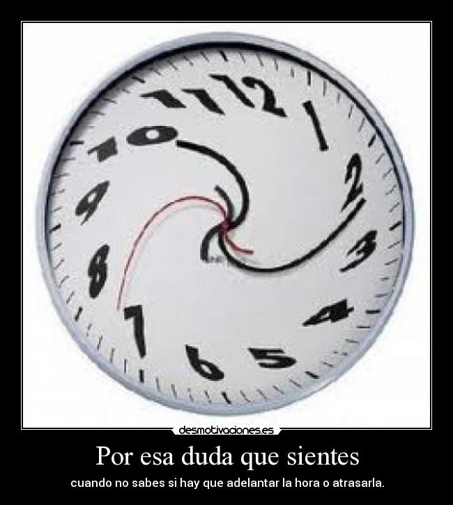 carteles reloj desmotivaciones