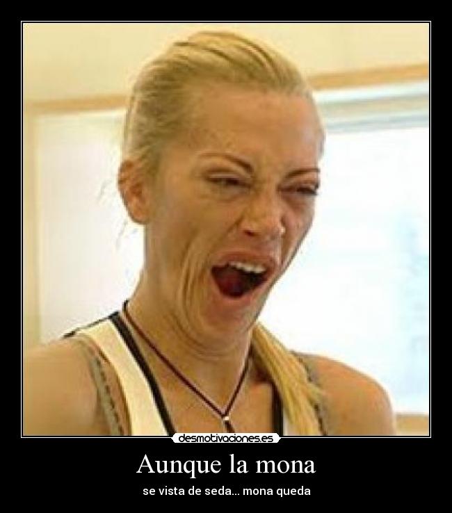 Aunque la mona -
