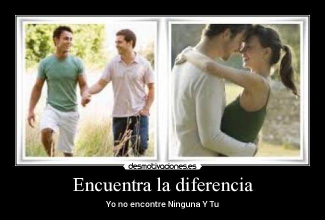 Encuentra la diferencia -
