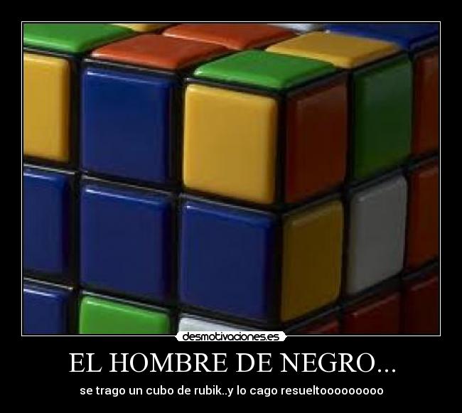 EL HOMBRE DE NEGRO... -