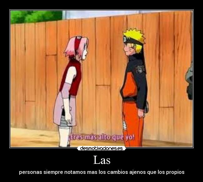 carteles naruto uzumaki sakura haruno desmotivaciones