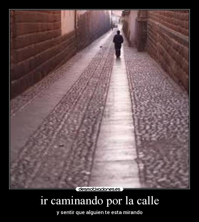 ir caminando por la calle - 