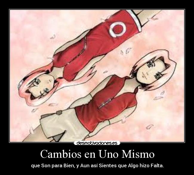 Cambios en Uno Mismo - 